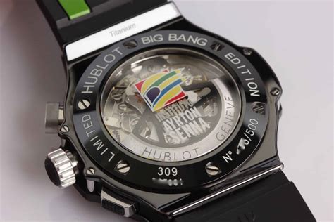 hublot big bang all black ayrton senna limited edition|Hublot. A large and heavy ceramic limited edition automatic split .